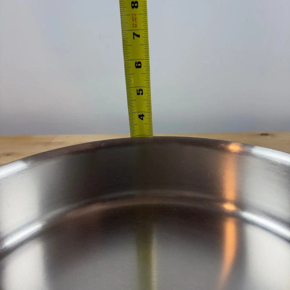 Kirkland Signature 5.5 QT Stainless Steel Saute Pan Made in Italy NSF 12 inch